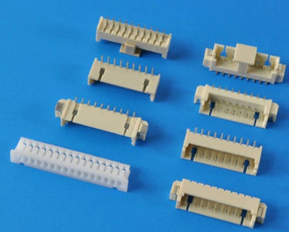 Tin Plated PCB SMT Header Connector Right Angle Type 1.25mm Pitch PA66 Housing