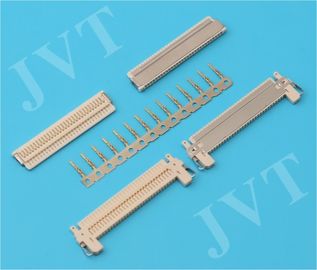 चीन FI-X Series Nylon 46 UL94V-0 Beige 1.0mm 30 Pin LVDS Connectors for Thin LCD Interface वितरक