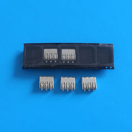 चीन Brown 3 Pin Triple Pole SMD LED Connectors 4.0mm Pitch with PA66 UL94V-0 Housing वितरक