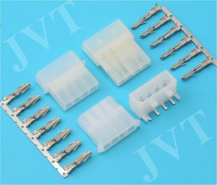 चीन 4 Cables Power Cable Connectors , Nylon 66 UL94V-2 Housing Male Female Connector वितरक