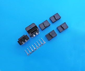 चीन 20 Pin Automotive Connectors Dual Row Nylon 66 UL 94V-0 JVT 2368HNO-2X10 वितरक