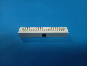 चीन 2.54 मिमी पिच पिन हैडर कनेक्टर बॉक्स हेडर एच: 9.0 मिमी डीआईपी, रंग सफेद फैक्टरी