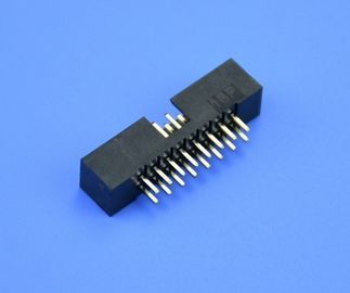 चीन PCB IDC Connector Dual Row DIP Box Header Connector 16 Pin Vertical Type फैक्टरी